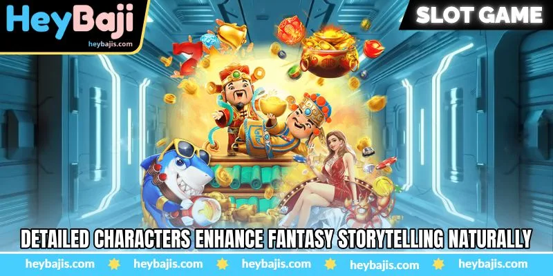 Golden Genie Slot at HEybaji - Discovering Magical And Hidden Features 4 Detailed characters enhance fantasy storytelling naturally