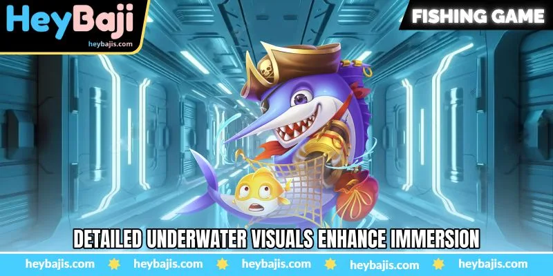 Ka Fish Hunter Fishing Game - Exploring An Exciting Ocean - Heybaji 3 Detailed underwater visuals enhance immersion