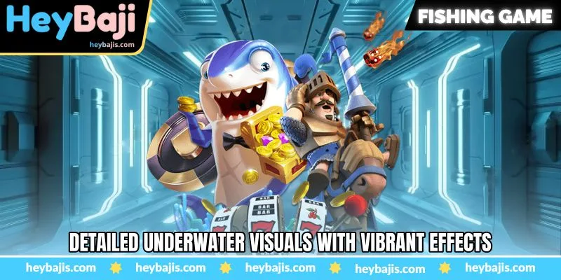 Fierce Fishing Game - Fast Action And Competitive Ocean Battles at Heybaji 4 Detailed underwater visuals with vibrant effects