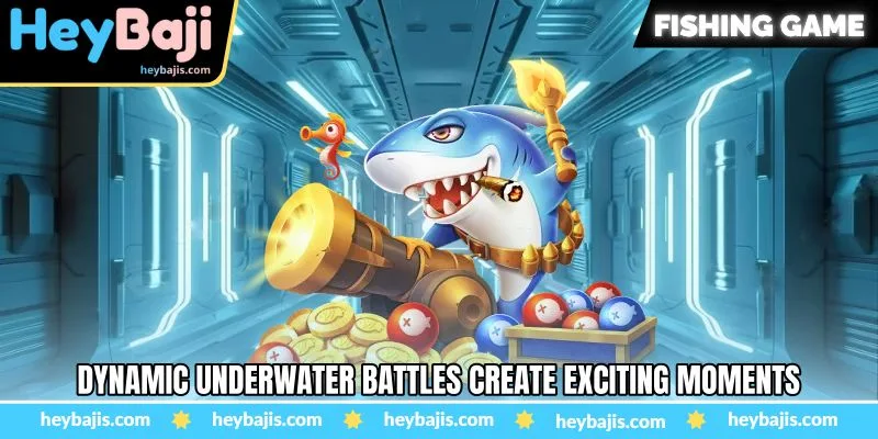 Shenron Hunter Fishing Game - Battling Legendary Creatures - Heybaji 3 Dynamic underwater battles create exciting moments
