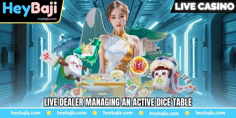 Sicdie Live - Evaluating The Modern Live Dice Experience - Heybaji 3 Live dealer managing an active dice table