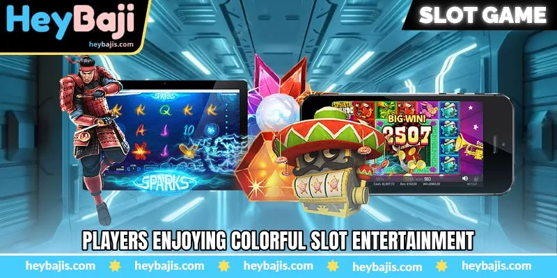 Pinata Win Slot at Heybaji - A Festive Adventure Packed With Surprises 4 Players enjoying colorful slot entertainment