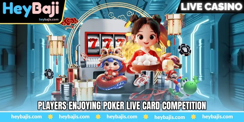 Poker Live - Testing Real-Time Strategy And Competitive - Heybaji 2 Players enjoying Poker Live card competition